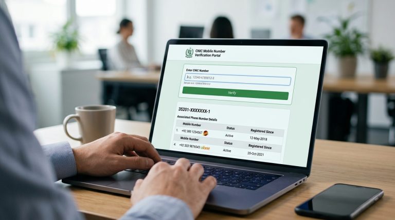 Get Phone Number Details Using CNIC Lookup